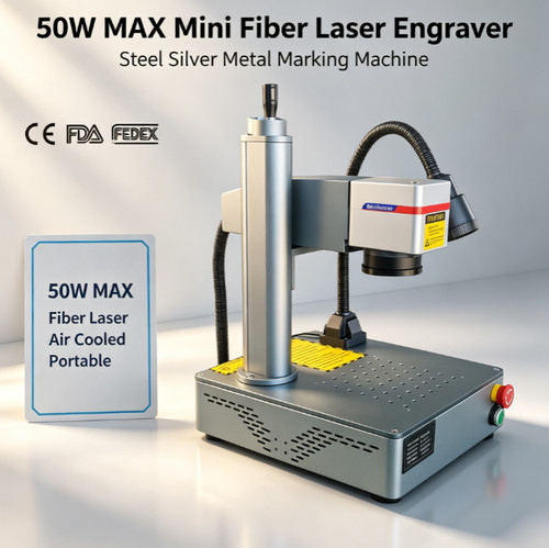 Mini incisore laser fibra 50w - incisore,